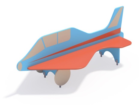 МФ 1.22 Лавочка со спинкой Самолет - цветовая схема -с26/8,32