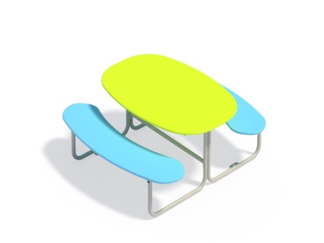 МФ 2.03 Столик со скамейками - цветовая схема -11,32