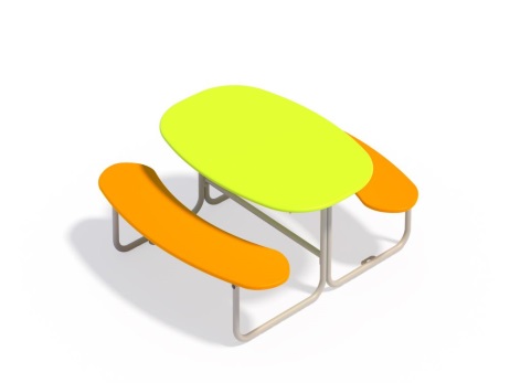 МФ 2.03 Столик со скамейками - цветовая схема -с26/11,13