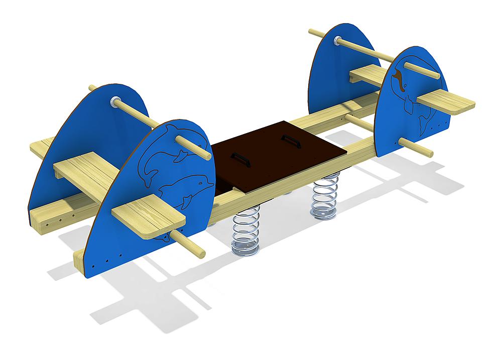 Пружинная качалка "Дельфины и киты" 5672330